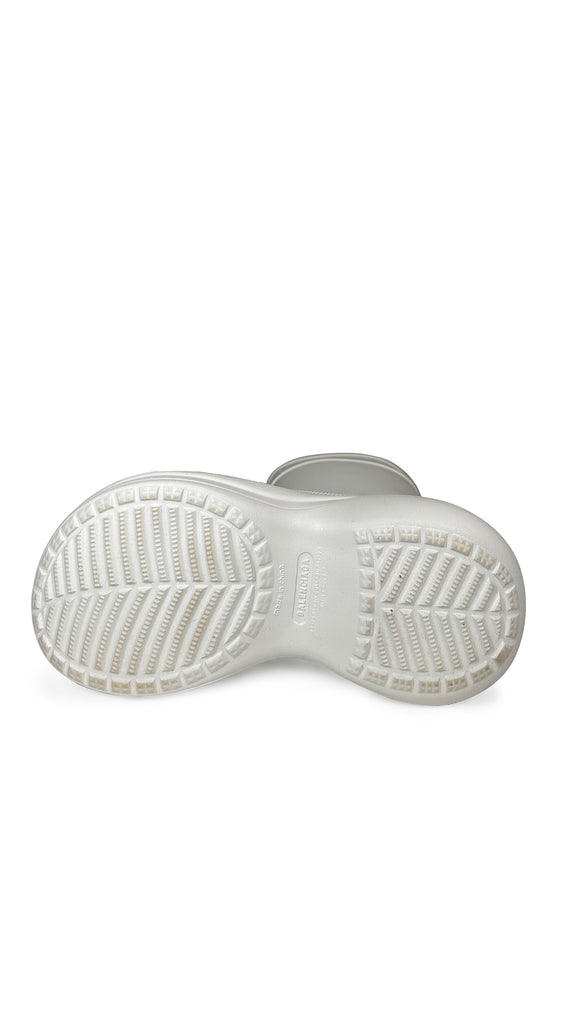 CROCS X BALENCIAGA BOOT TO KNEE – White – Norma Kamali