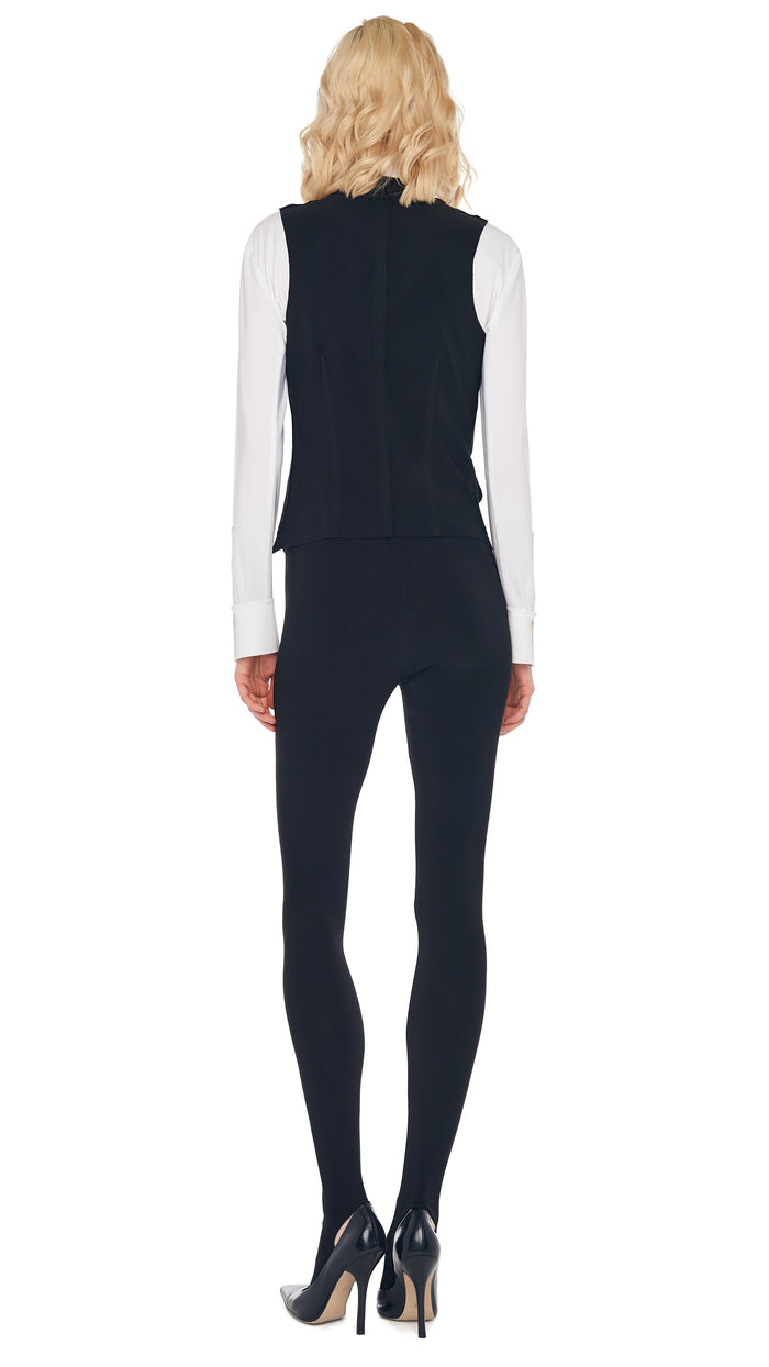 LEGGING W/ FOOTIE W/O WAISTBAND with VEST WITH LAPEL #3