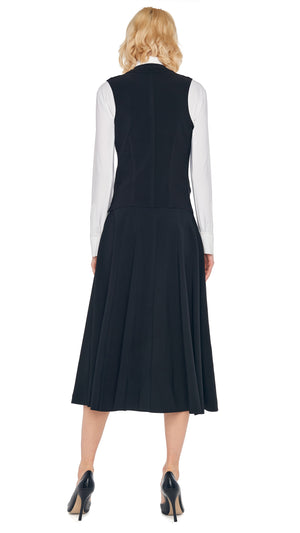 GRACE SKIRT with VEST WITH LAPEL #3 Thumbnail