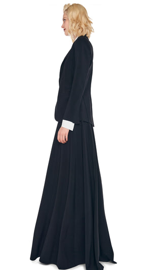 LONG GRACE SKIRT with CLASSIC SINGLE BREASTED JACKET #5 Thumbnail