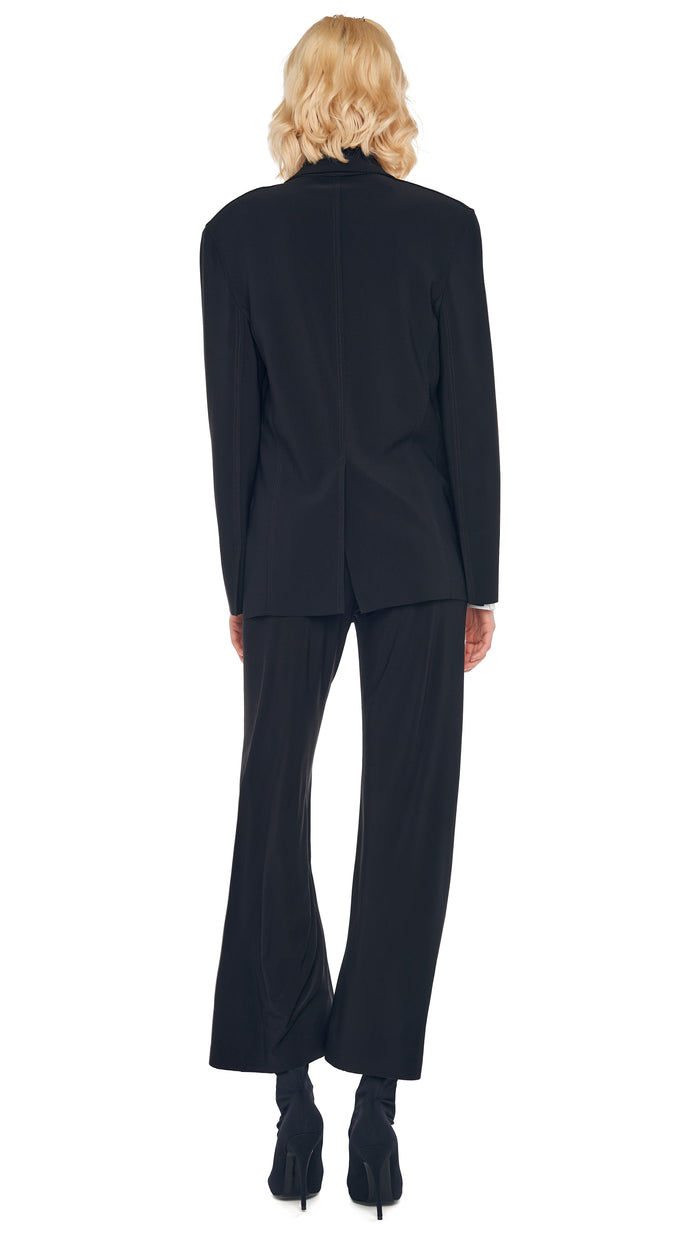 SHORT STRAIGHT LEG PANT with EASY FIT SINGLE BREASTED JACKET #6