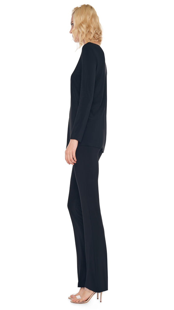 Bell Bottom Pants Suit Set With Black Blazer, Puffed Sleeve Blazer for  Women, Black Trouser Set for Women, Black Pants Suit Set Womens -   Canada