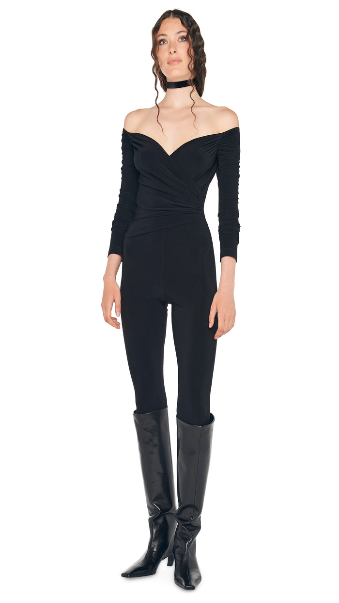 OFF SHOULDER SWEETHEART CATSUIT #1