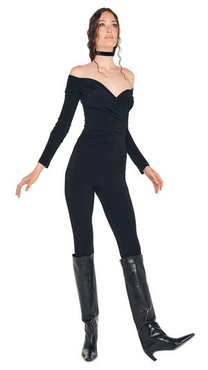 OFF SHOULDER SWEETHEART CATSUIT #6 Thumbnail