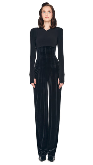 HIGH WAIST TAILORED PLEAT PANT #1 Thumbnail