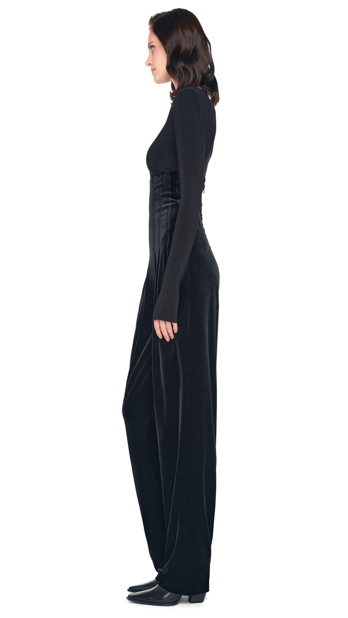 HIGH WAIST TAILORED PLEAT PANT #2