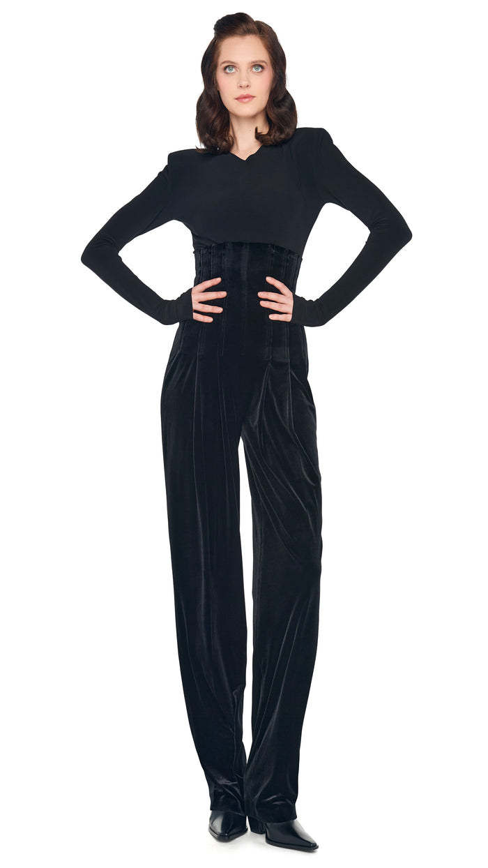 HIGH WAIST TAILORED PLEAT PANT #6