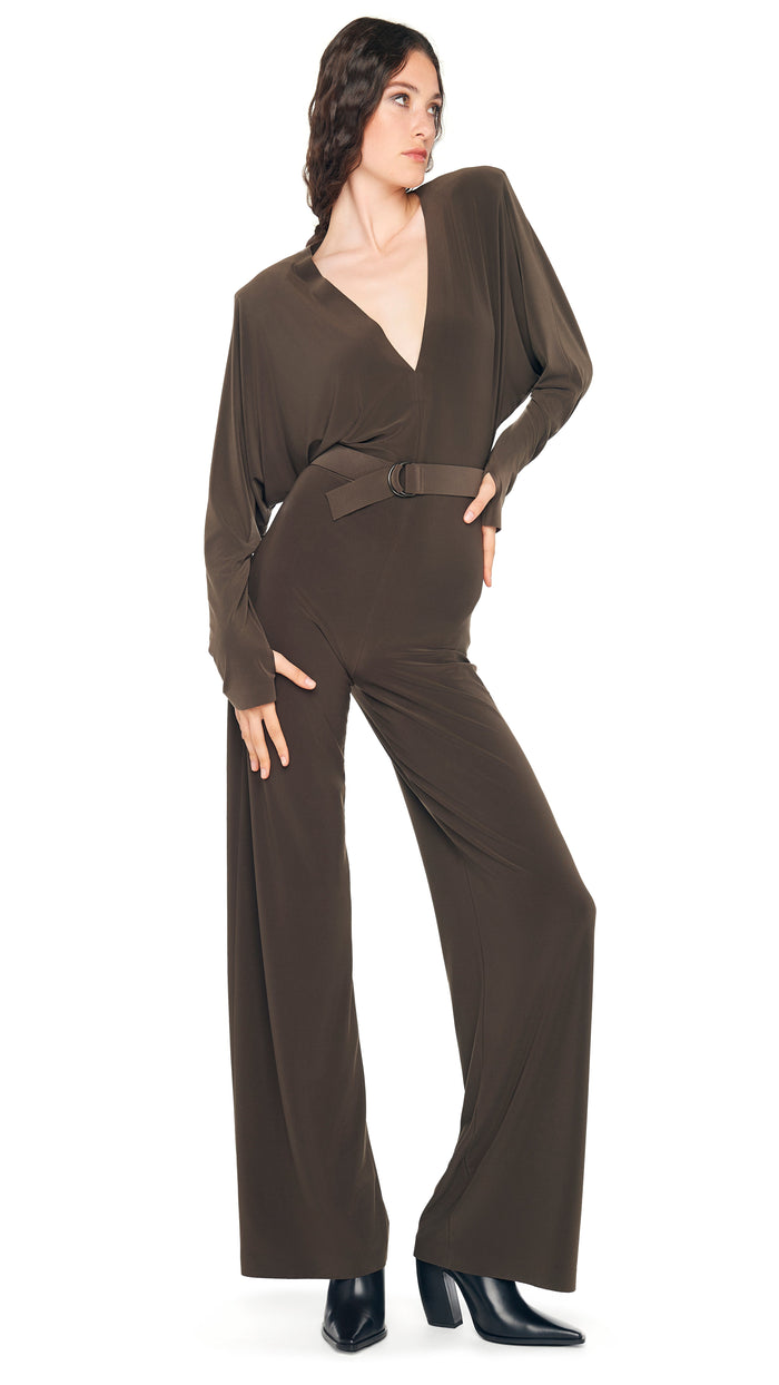 DOLMAN JUMPSUIT W/ SHOULDER PADS #7