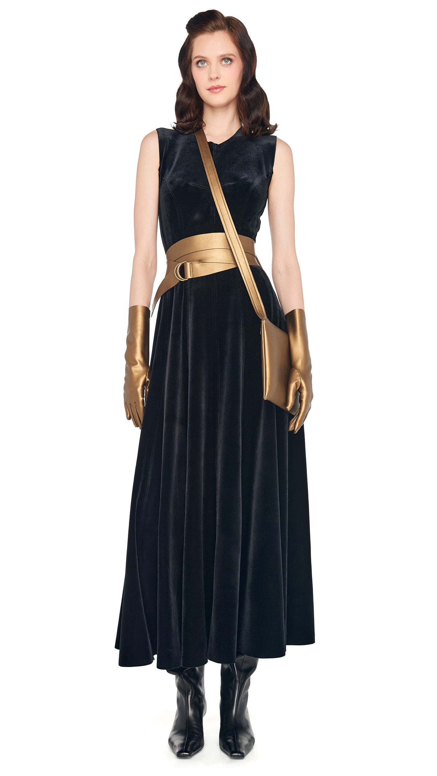 Norma Kamali Sleeveless Long Grace Dress - Black / Size Xs Norma Kamali Sleeveless Long Grace Dress - Black / Size Xs