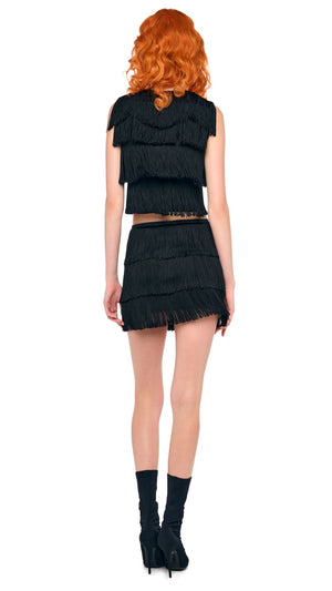 FRINGE MINI SKIRT #3 Thumbnail