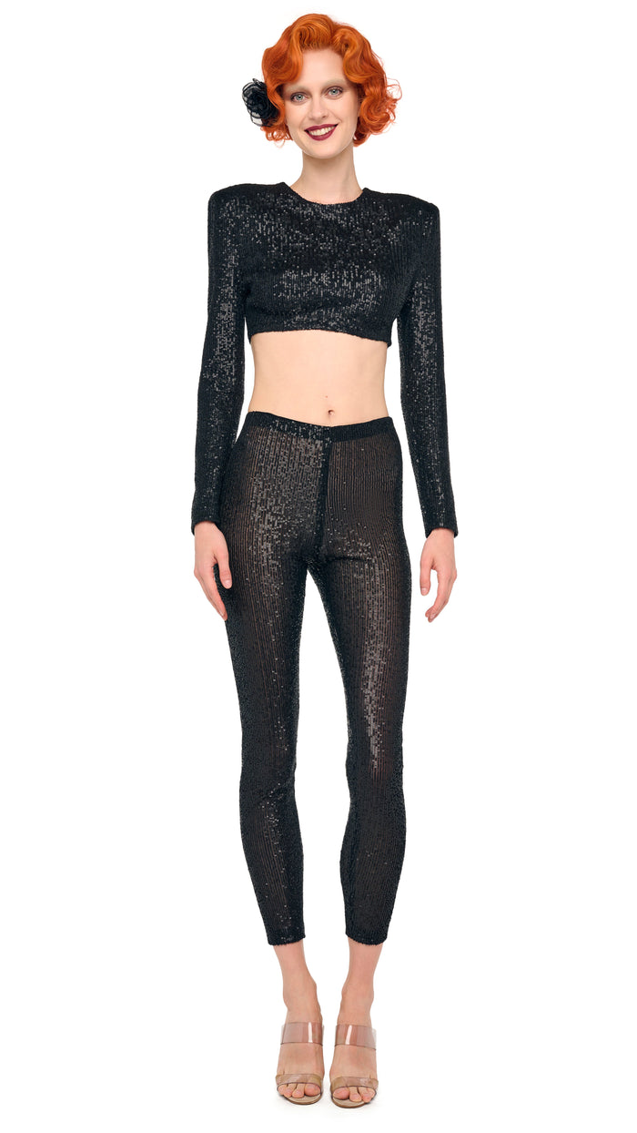 CROPPED LEGGING W/O WAISTBAND #1