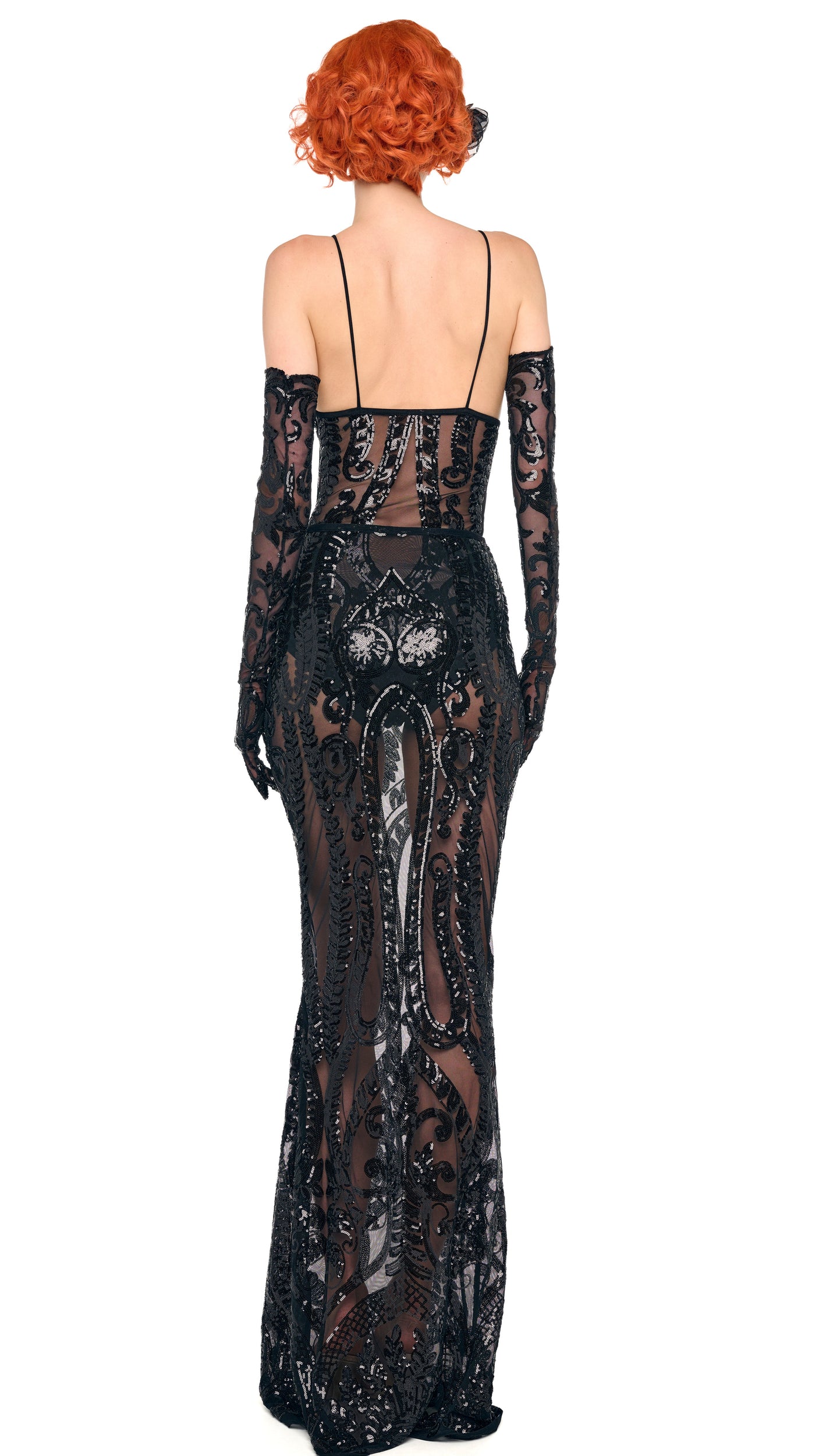 OBIE LONG SKIRT – Black – Norma Kamali