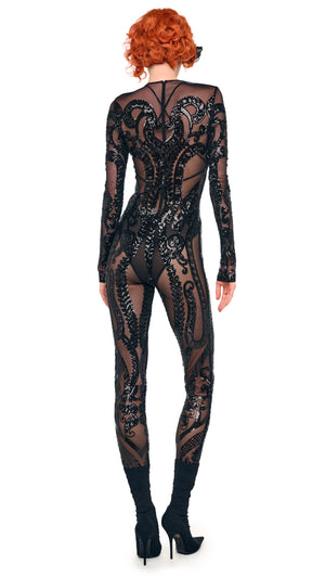 LONG SLEEVE CREW NECK CATSUIT #3 Thumbnail