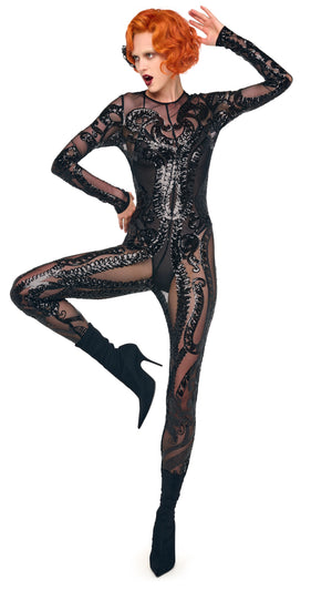 LONG SLEEVE CREW NECK CATSUIT #7 Thumbnail