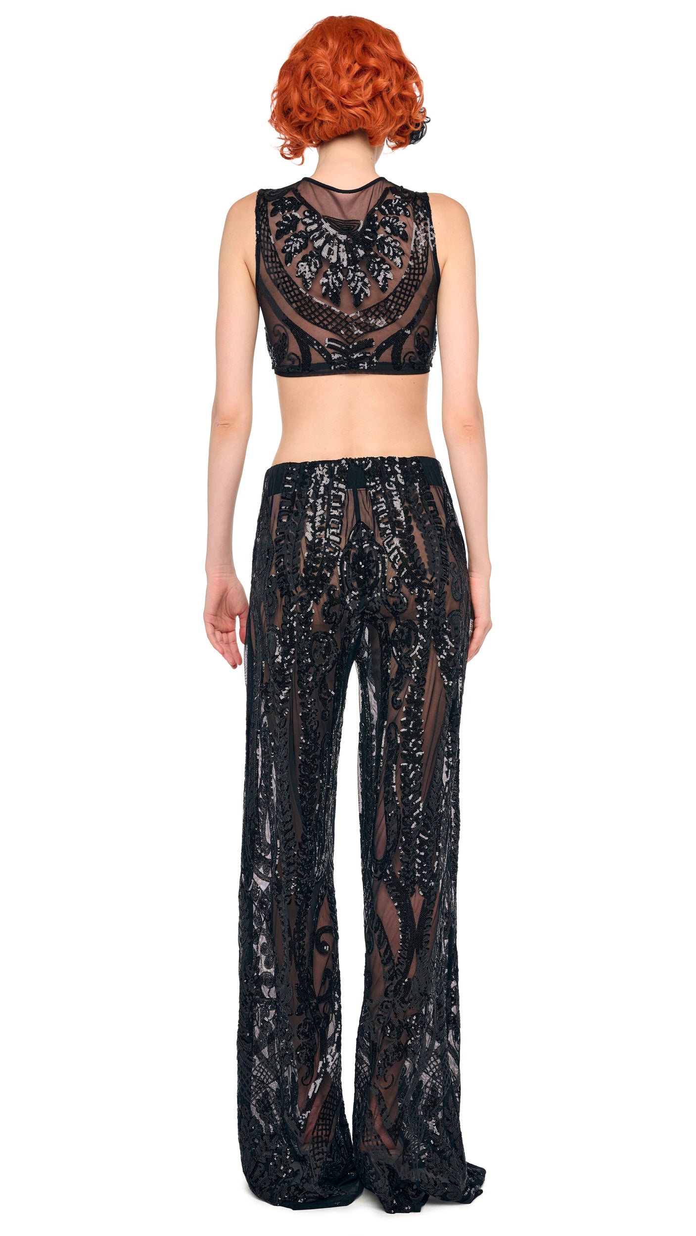 BOYFRIEND ELEPHANT SWEATPANT – Black – Norma Kamali