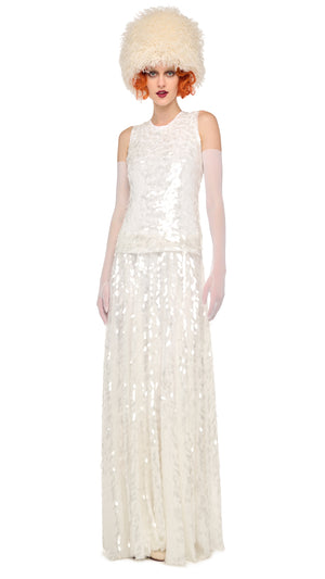 SLEEVELESS TOP / LONG FLARED GOWN #1 Thumbnail