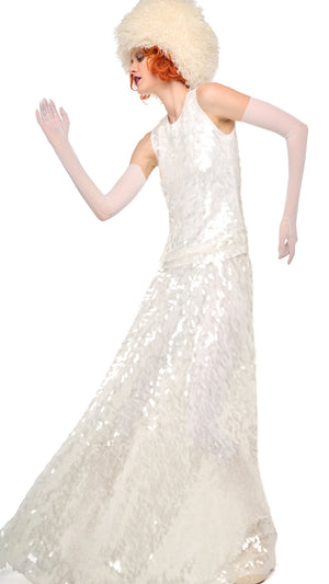 SLEEVELESS TOP / LONG FLARED GOWN #4 Thumbnail
