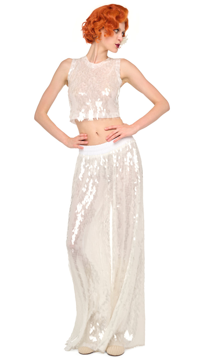 SLEEVELESS CROPPED TOP #1