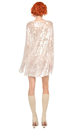 LONG SLEEVE CREWNECK MINI DRESS #3 Thumbnail