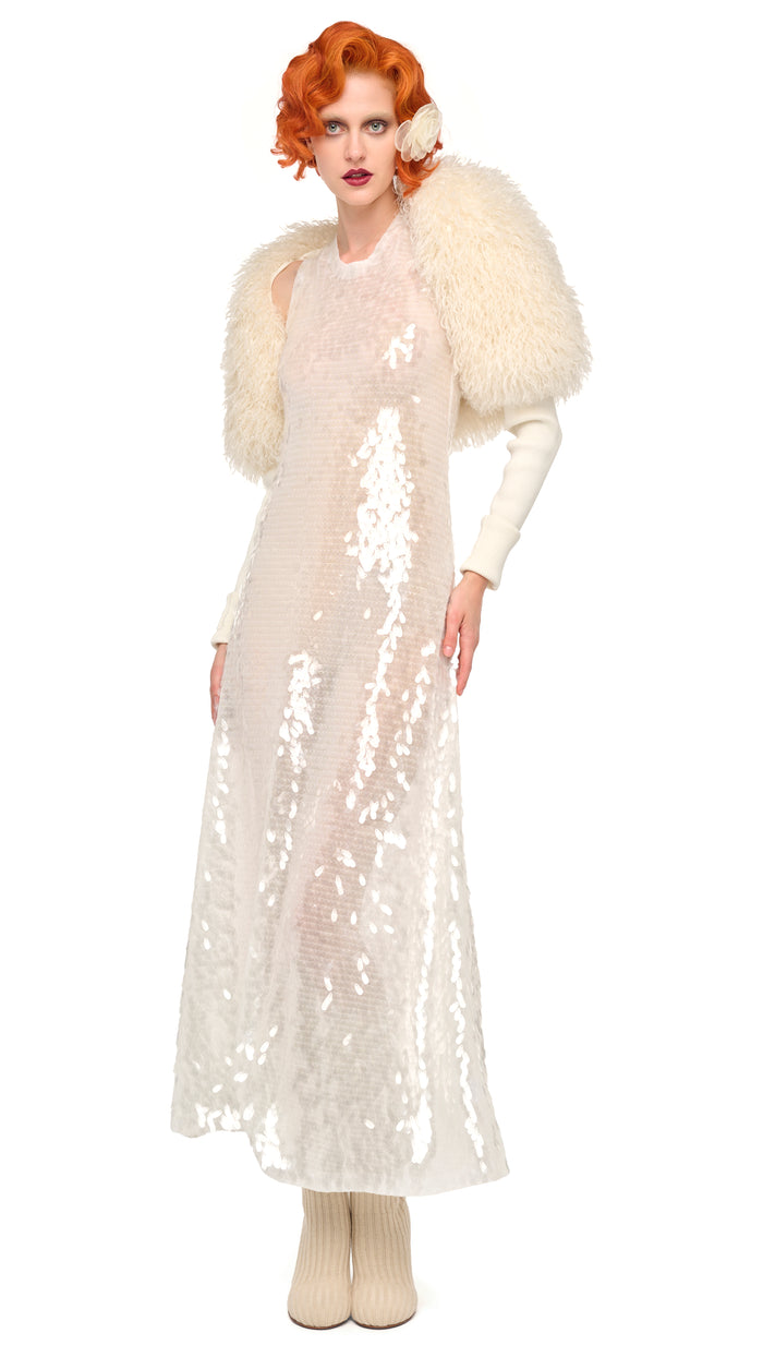 SLEEVELESS LONG SWING DRESS #10