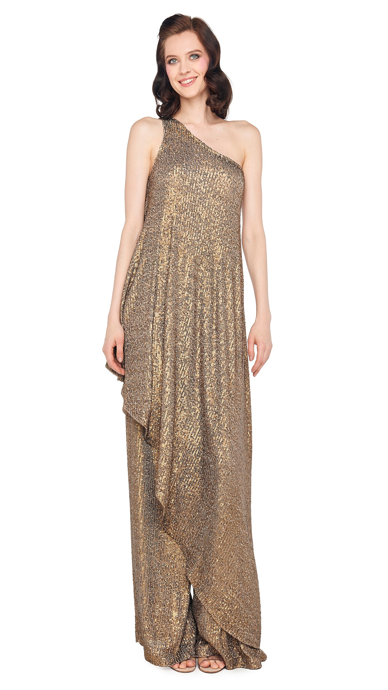 Norma Kamali One Shoulder Diagonal Tunic