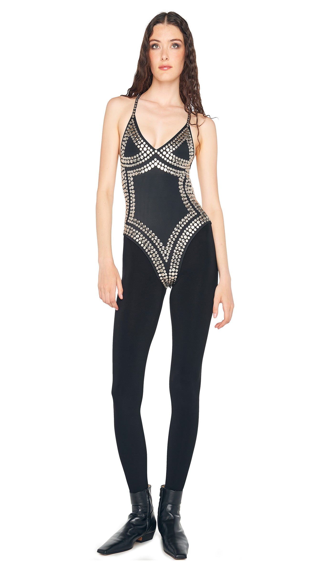 cut out dress in studs norma kamali Studs Norma Kamali