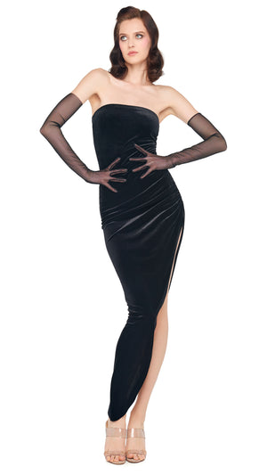 STRAPLESS SIDE DRAPE GOWN #6 Thumbnail