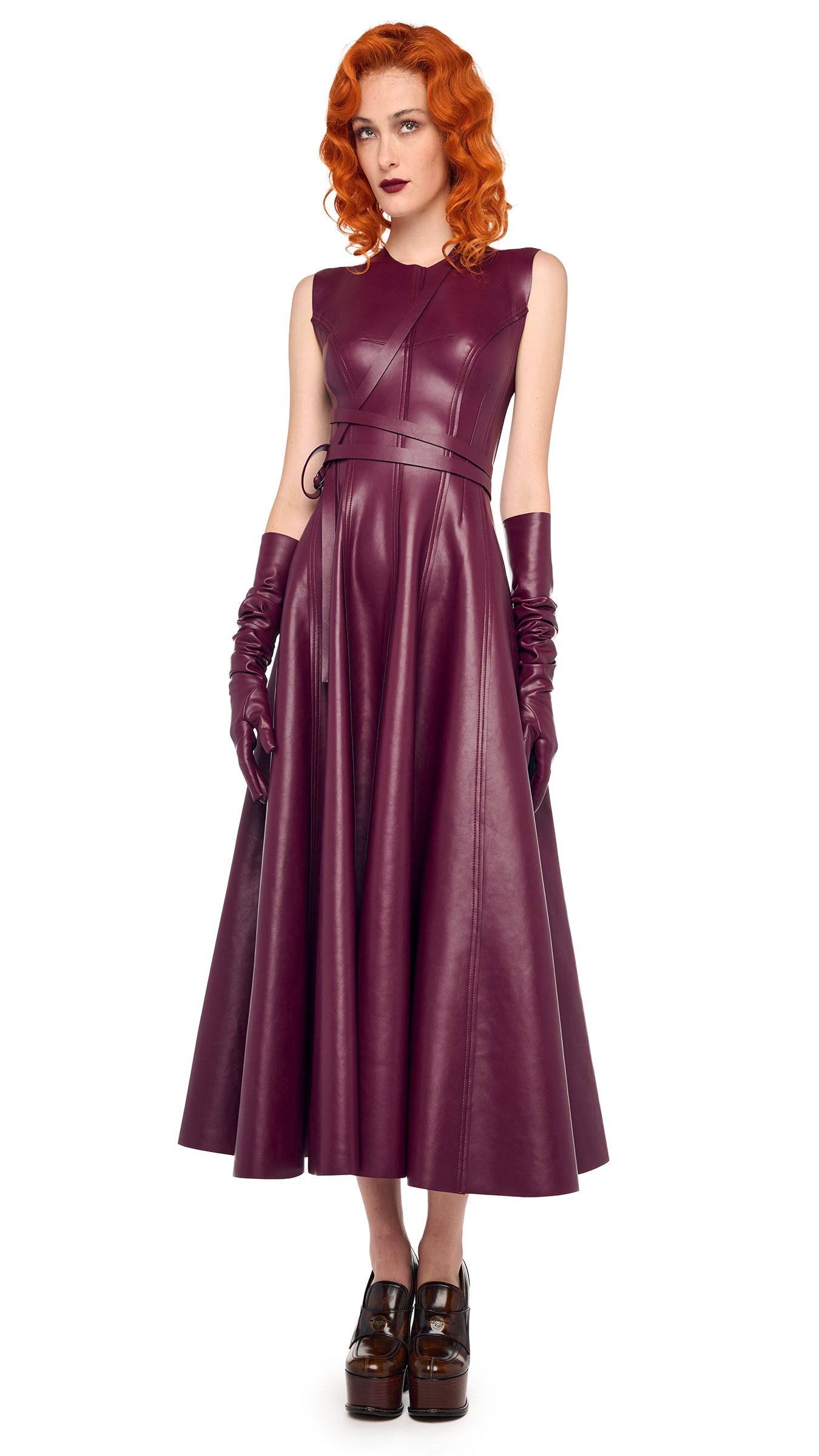 Norma Kamali Sleeveless Long Grace Dress