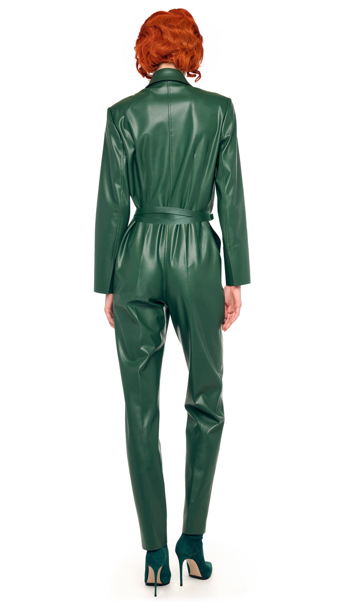 EASY FIT SINGLE BREASTED TAPERED LEG JUMPSUIT #3