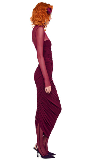 LS TURTLENECK STRAPLESS DIANA GOWN W/ CATSUIT #4 Thumbnail