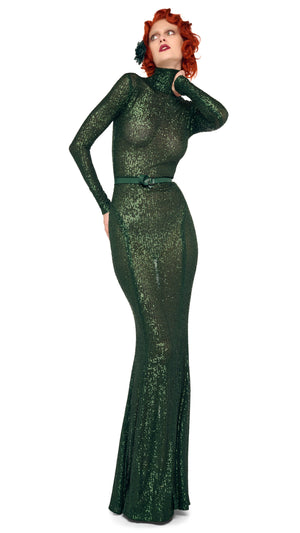 LONG SLEEVE TURTLE FISHTAIL GOWN #5 Thumbnail