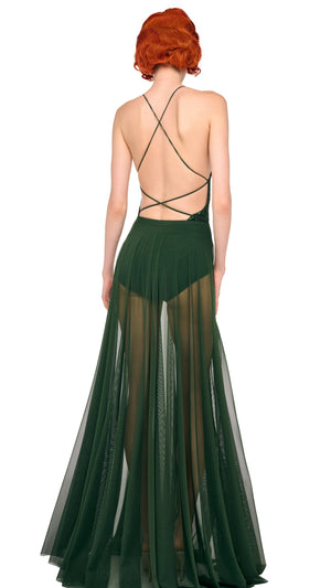 FLARED SKIRT TO FLOOR #3 Thumbnail