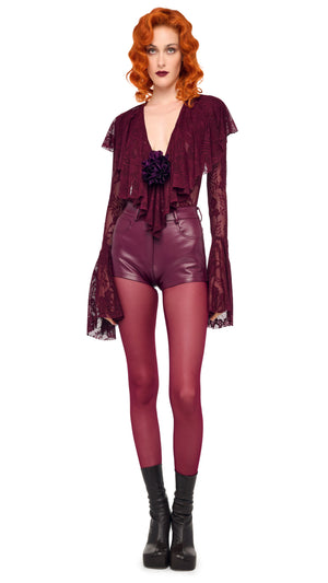 HIGH WAIST JEAN SHORT #4 Thumbnail