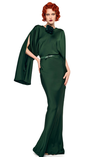 REVERSE OBIE GOWN W/ LONG SLEEVE #1 Thumbnail