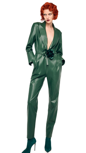 EASY FIT SINGLE BREASTED TAPERED LEG JUMPSUIT #6 Thumbnail