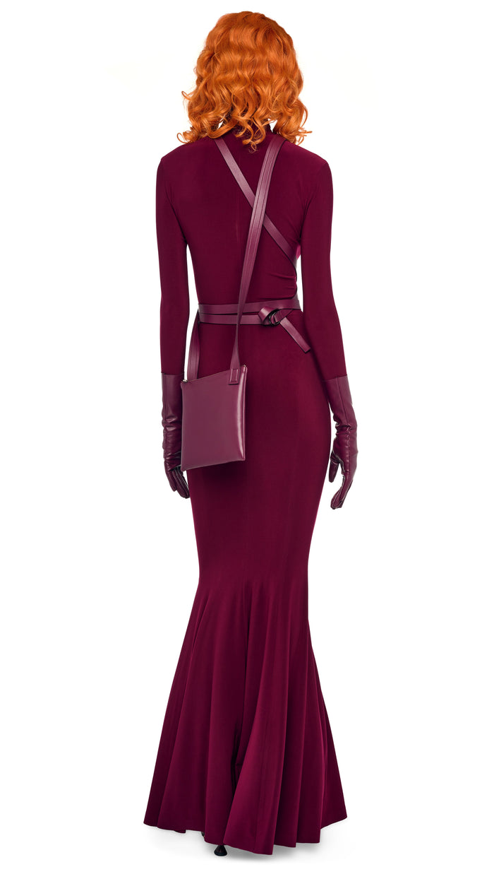 LONG SLEEVE TURTLE FISHTAIL GOWN #3