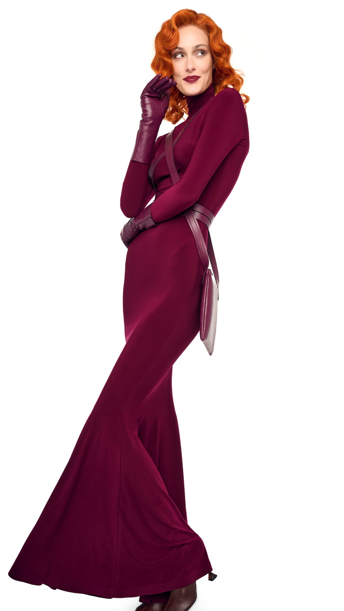 LONG SLEEVE TURTLE FISHTAIL GOWN #6