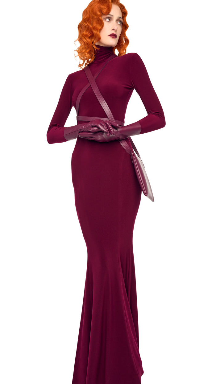 LONG SLEEVE TURTLE FISHTAIL GOWN #7