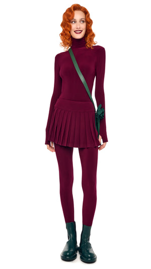 LONG SLEEVE SLIM FIT TURTLE CATSUIT W/ FOOTIE #4 Thumbnail