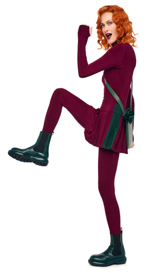 LONG SLEEVE SLIM FIT TURTLE CATSUIT W/ FOOTIE #7 Thumbnail