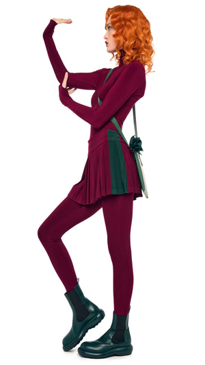 LONG SLEEVE SLIM FIT TURTLE CATSUIT W/ FOOTIE #8 Thumbnail