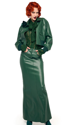 MENS ZIP FRONT CLASSIC CROPPED JACKET #4 Thumbnail