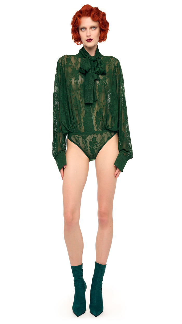 OVERSIZED NK BODYSUIT W/ BOW #1