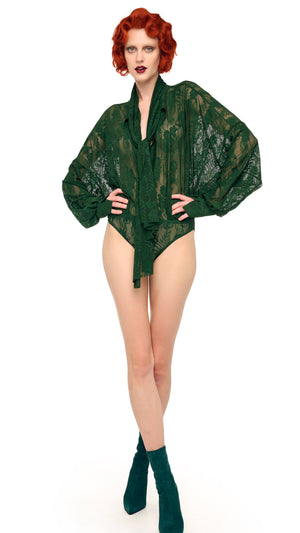 OVERSIZED NK BODYSUIT W/ BOW #5 Thumbnail
