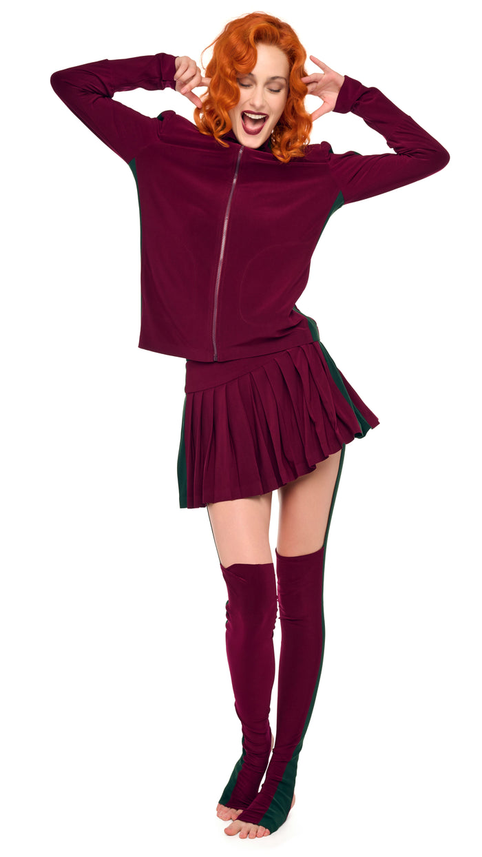 SIDE STRIPE PLEATED PICKLEBALL SKIRT #11