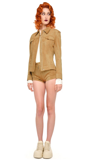 HIGH WAIST JEAN SHORT #5 Thumbnail