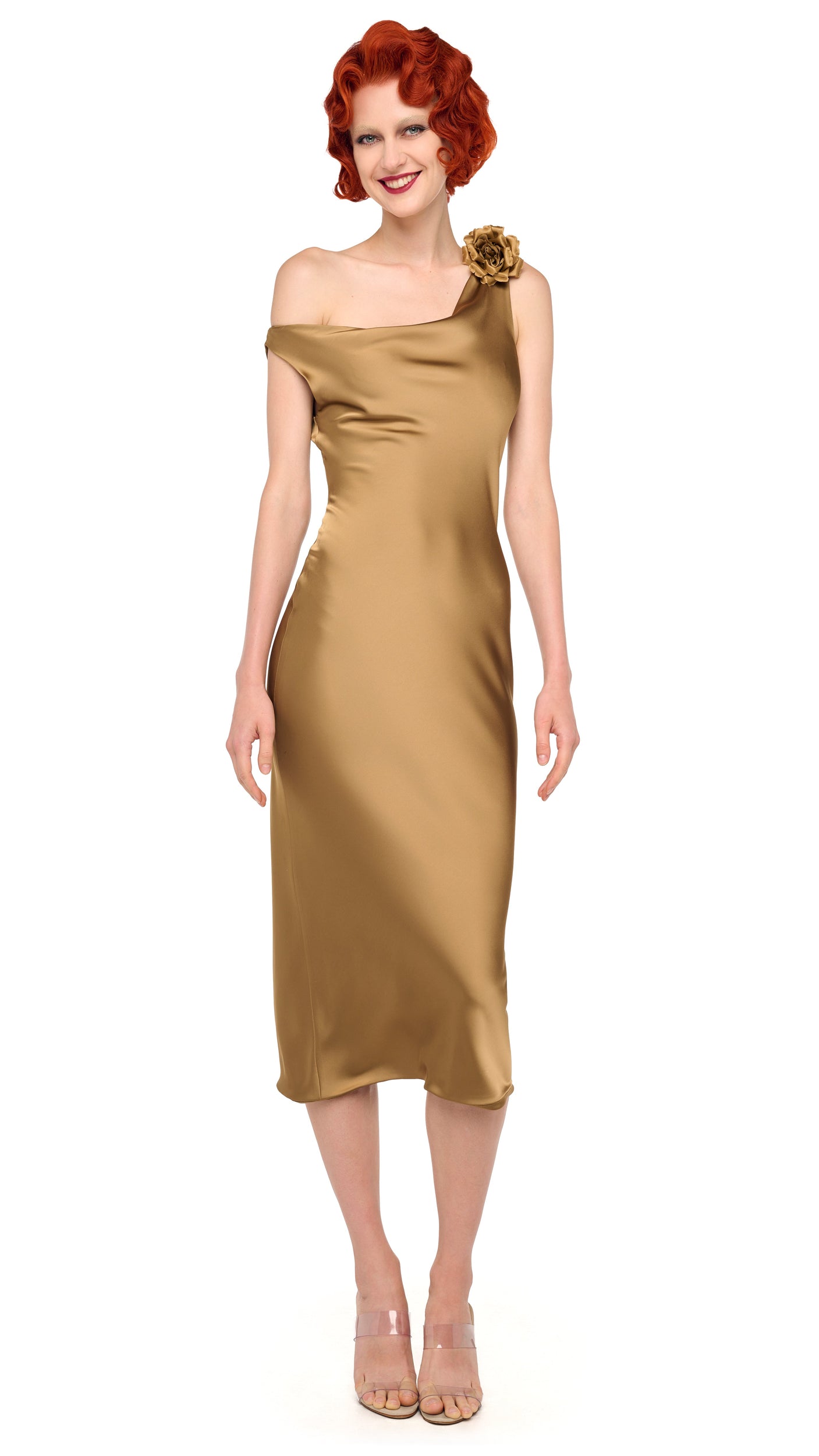 white christmas dresses Norma Kamali Drop Shoulder Maria Dress