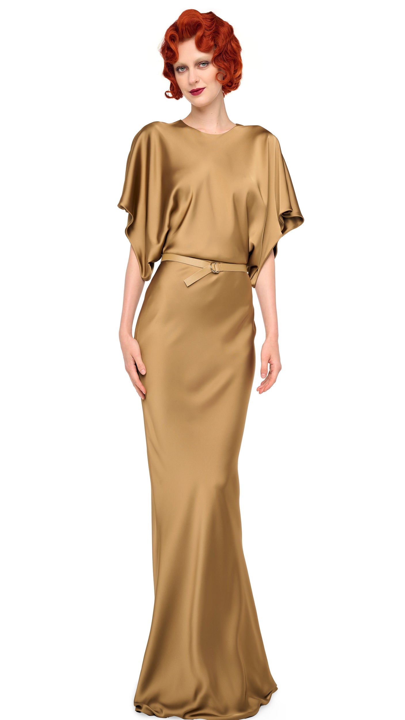 green emerald velvet dress Cynthia Dress