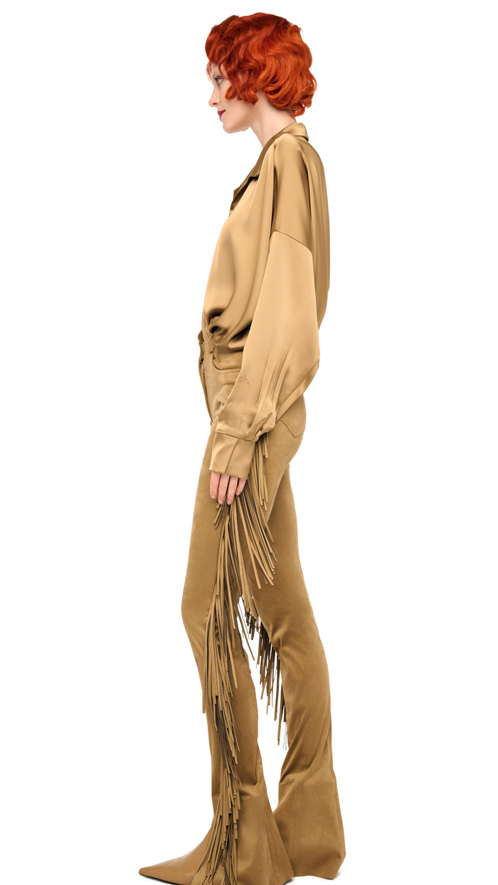 FRINGE SPAT JEANS #2