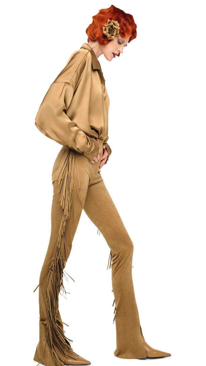 FRINGE SPAT JEANS #5
